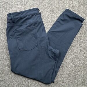 Lululemon Mens ABC 5 Pocket Slim Fit Blue Size 34x28 Tag 33 Work LM5A68S